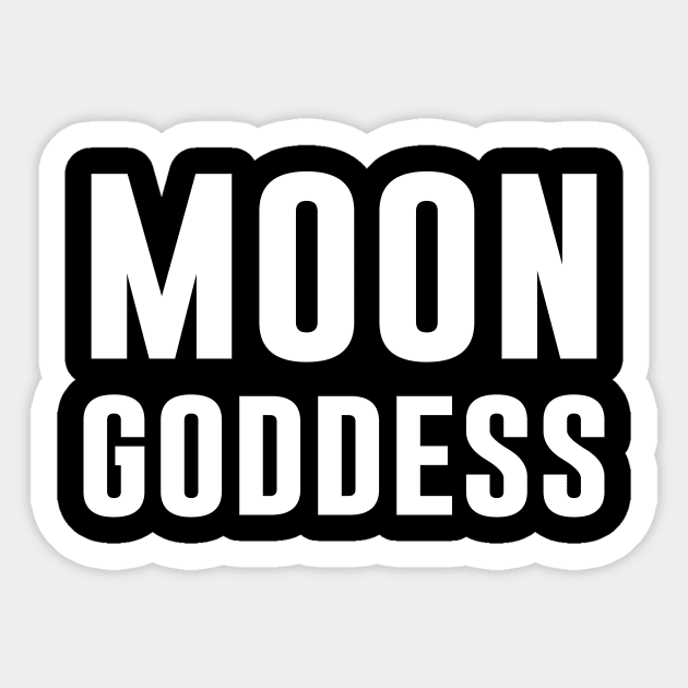 Moon Goddess Sticker by sandyrm